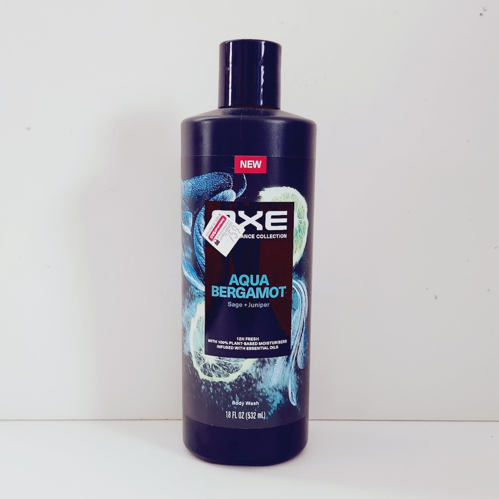 ⭐4/$15 Axe Body Wash Aqua Bergamot